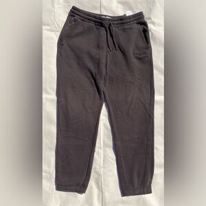 Hollister Dark Brown Relaxed Jogger Fit Sweatpants Medium Casual Gym Baggy